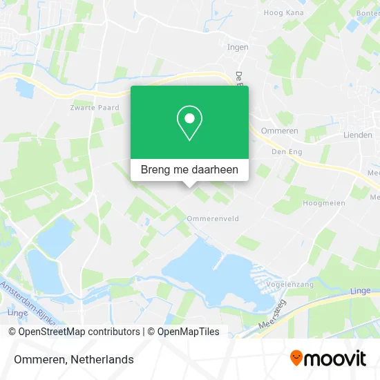 Ommeren kaart