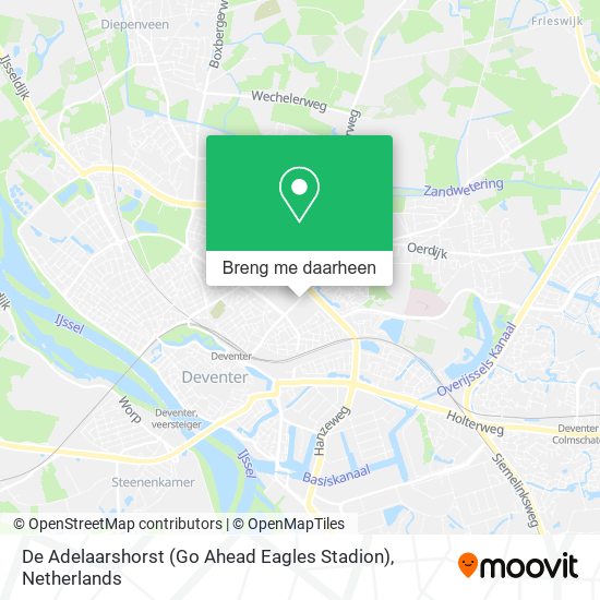 De Adelaarshorst (Go Ahead Eagles Stadion) kaart
