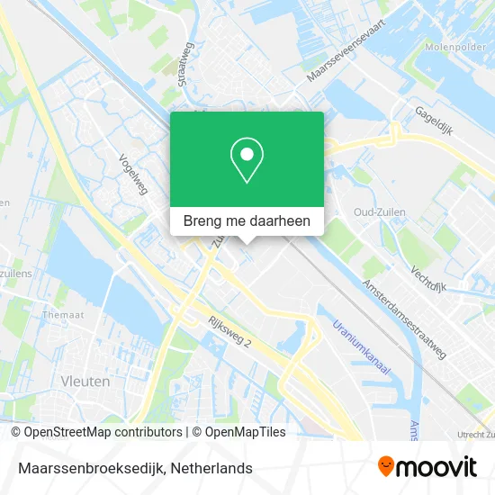 Maarssenbroeksedijk kaart
