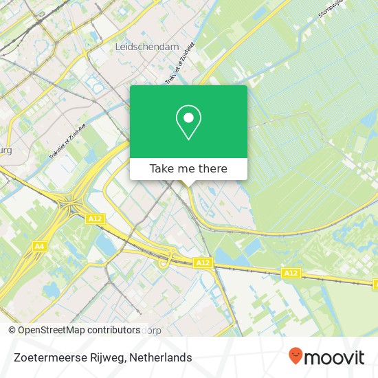 Zoetermeerse Rijweg kaart