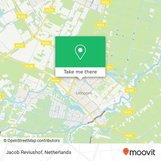 Jacob Reviushof kaart