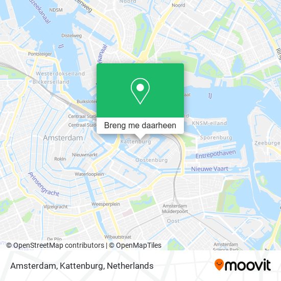 Amsterdam, Kattenburg kaart