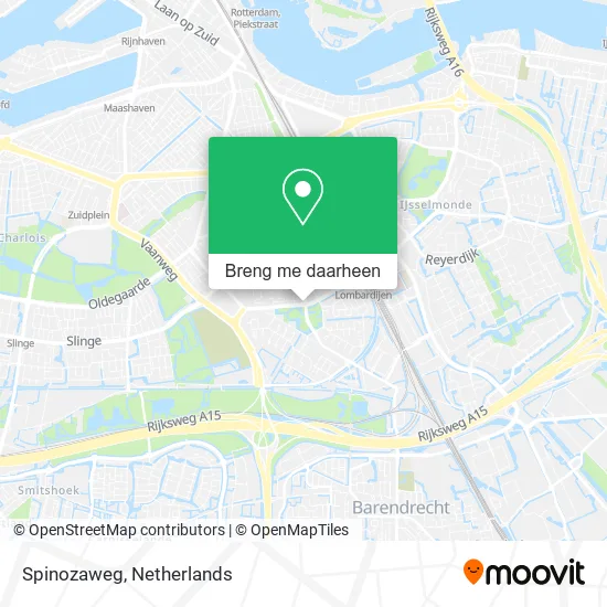 Spinozaweg kaart