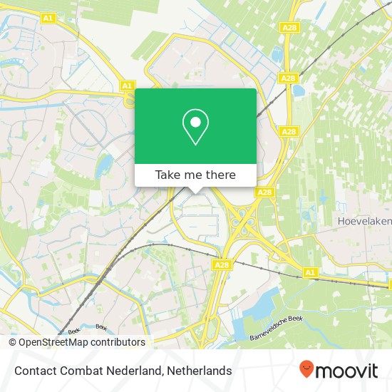 Contact Combat Nederland kaart