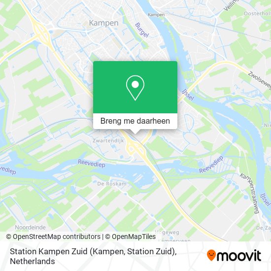 Station Kampen Zuid (Kampen, Station Zuid) kaart