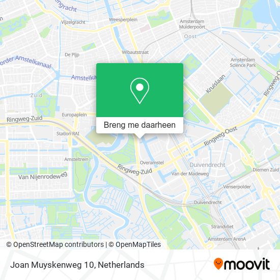 Joan Muyskenweg 10 kaart