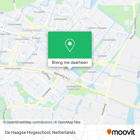 De Haagse Hogeschool kaart