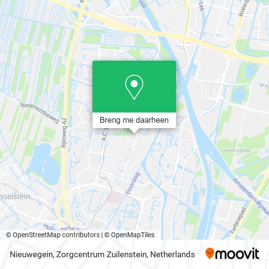 Nieuwegein, Zorgcentrum Zuilenstein kaart