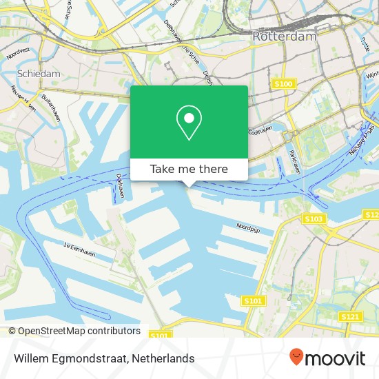 Willem Egmondstraat kaart