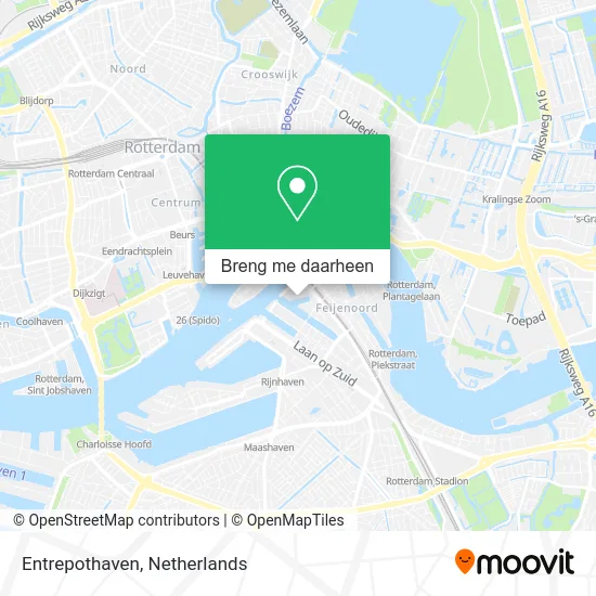 Entrepothaven kaart