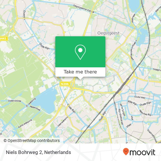 Niels Bohrweg 2 kaart