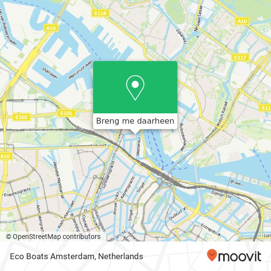 Eco Boats Amsterdam kaart