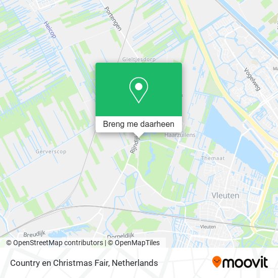 Country en Christmas Fair kaart