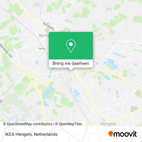 IKEA Hengelo kaart