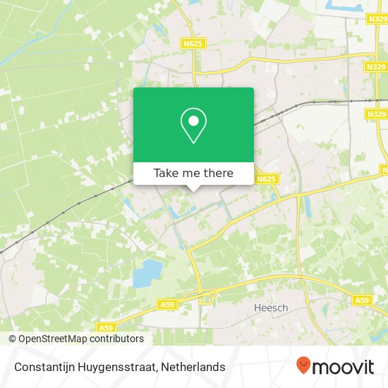 Constantijn Huygensstraat kaart