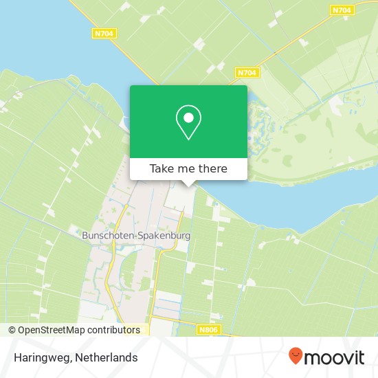 Haringweg kaart