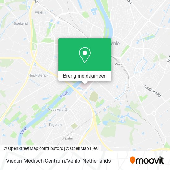 Viecuri Medisch Centrum/Venlo kaart