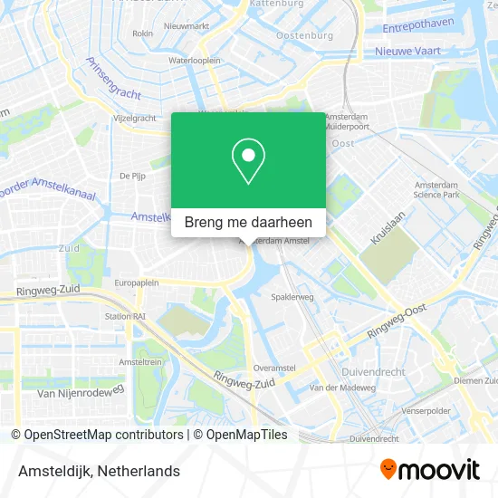 Amsteldijk kaart