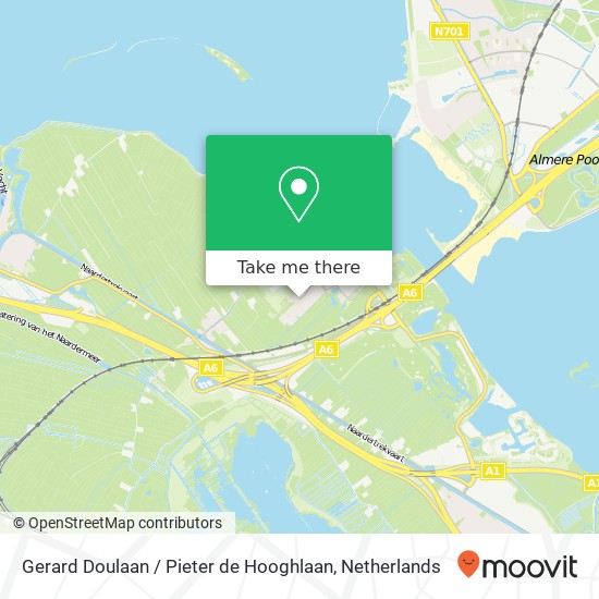 Gerard Doulaan / Pieter de Hooghlaan kaart