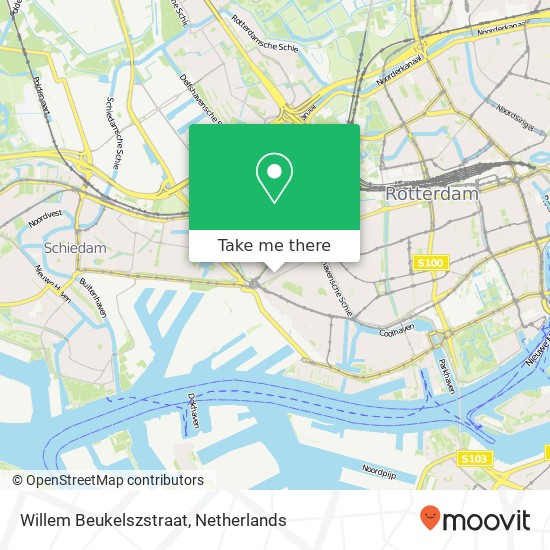 Willem Beukelszstraat kaart