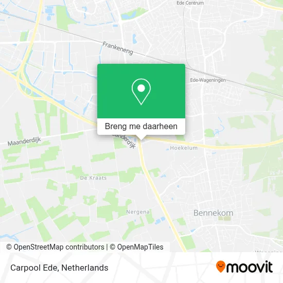 Carpool Ede kaart