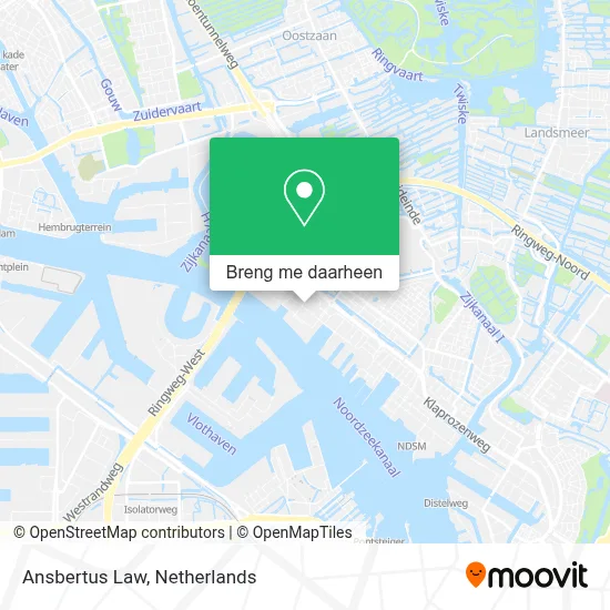 Ansbertus Law kaart