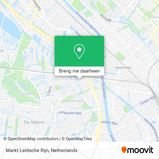 Markt Leidsche Rijn kaart