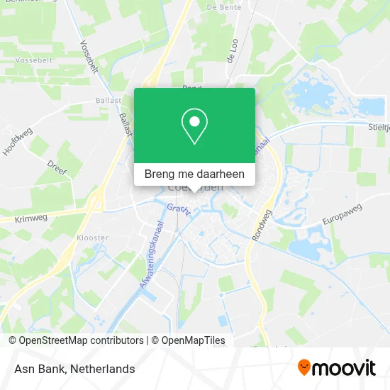 Asn Bank kaart