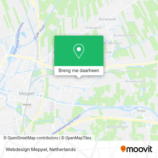Webdesign Meppel kaart