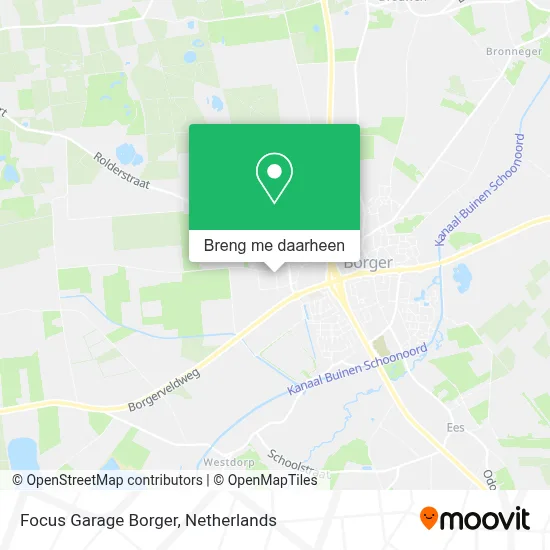 Focus Garage Borger kaart