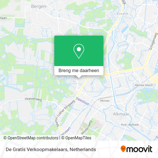 De Gratis Verkoopmakelaars kaart