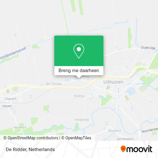 De Ridder kaart