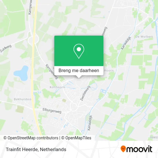 Trainfit Heerde kaart