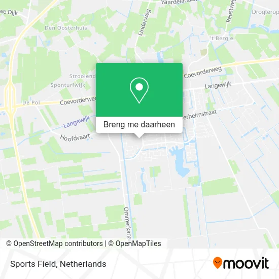 Sports Field kaart