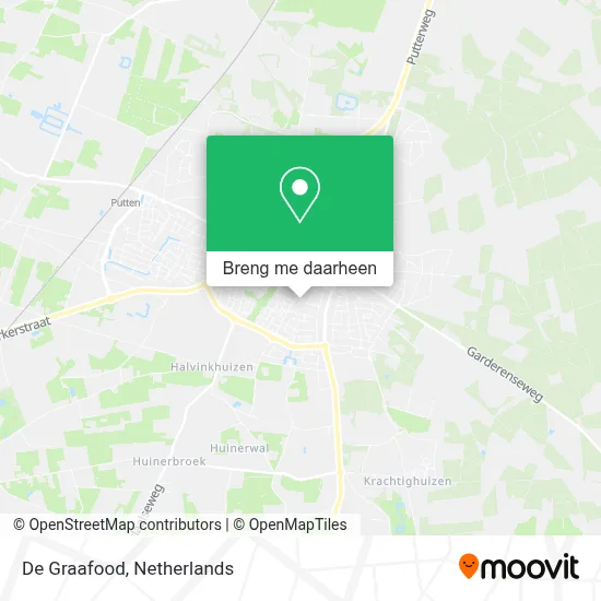 De Graafood kaart
