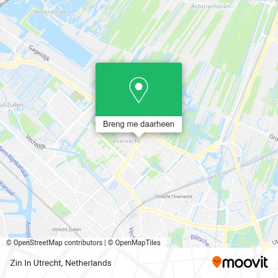 Zin In Utrecht kaart