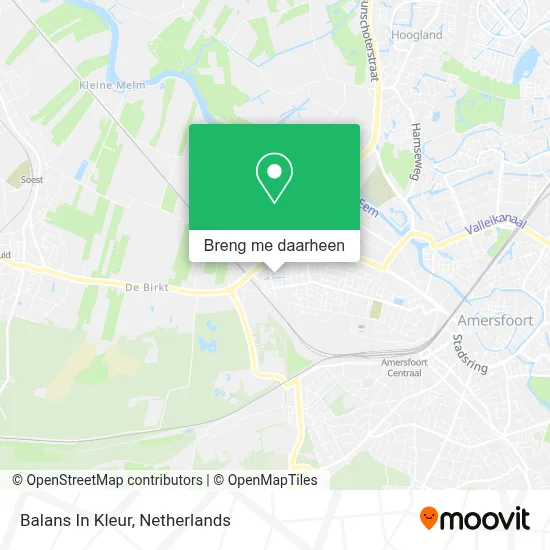 Balans In Kleur kaart