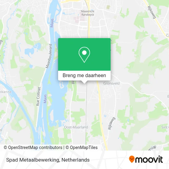 Spad Metaalbewerking kaart