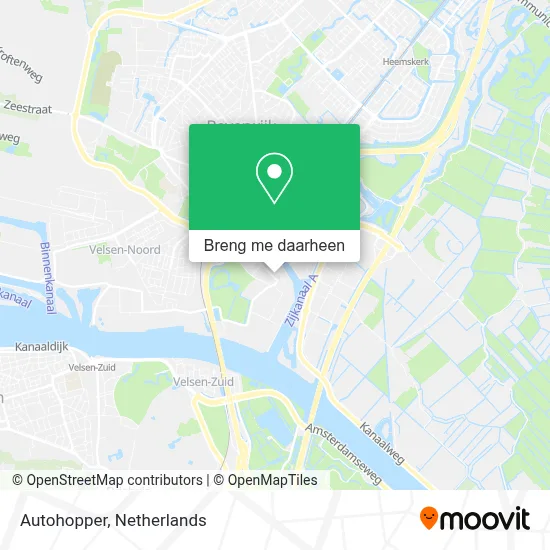Autohopper kaart