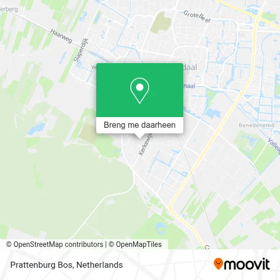 Prattenburg Bos kaart