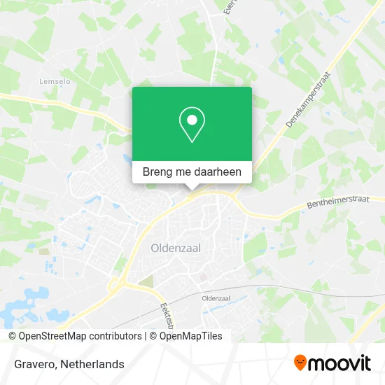 Gravero kaart