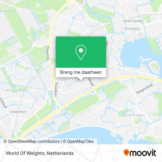 World Of Weights kaart