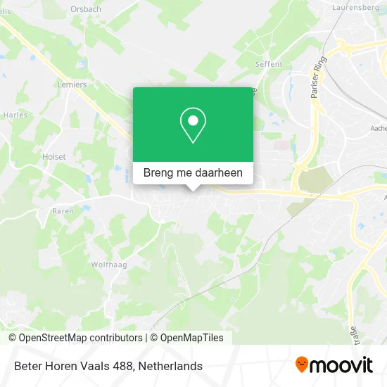 Beter Horen Vaals 488 kaart