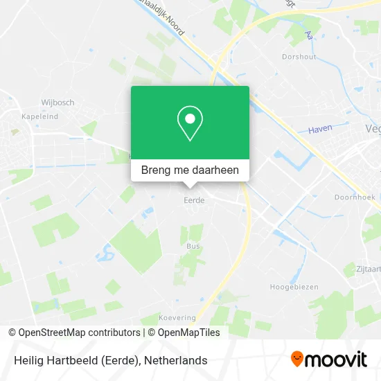 Heilig Hartbeeld (Eerde) kaart