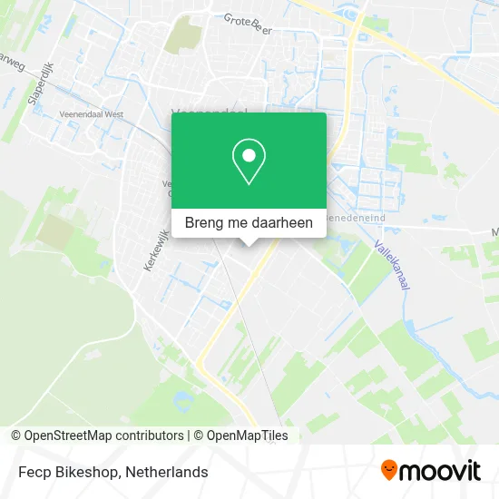 Fecp Bikeshop kaart