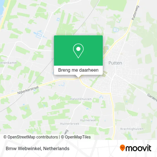 Bmw Webwinkel kaart