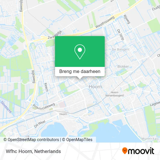 Wfhc Hoorn kaart