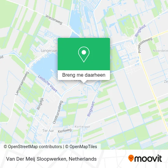 Van Der Meij Sloopwerken kaart