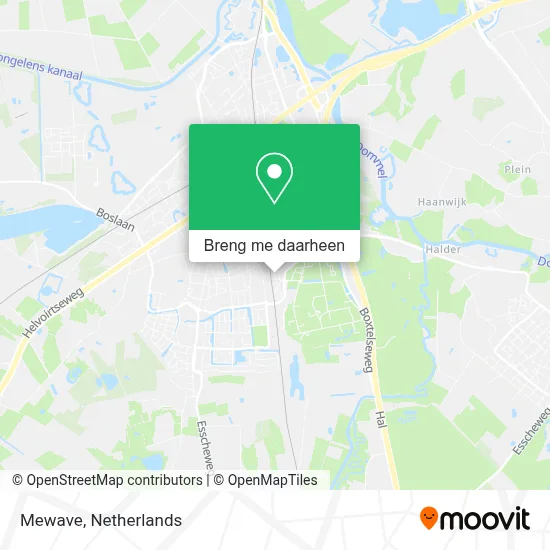 Mewave kaart