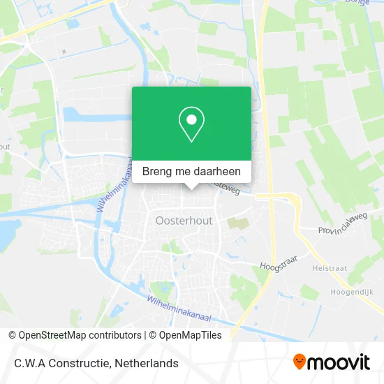 C.W.A Constructie kaart